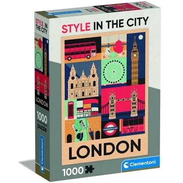 London - Style in the City 1000 darabos puzzle - Clementoni