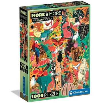 More is More: Állatok és botanikai csodák HQC 1000db-os puzzle - Clementoni
