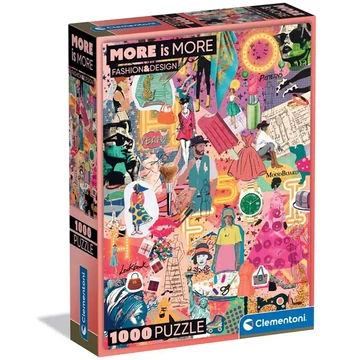 More is More: Divat és dizájn HQC 1000db-os puzzle - Clementoni