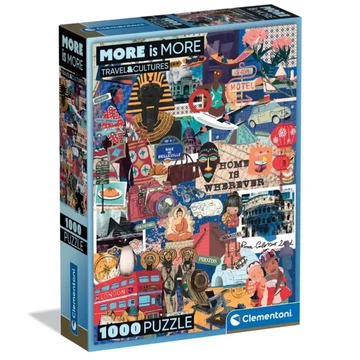 More is More: Utazás és kultúra 1000db-os puzzle - Clementoni