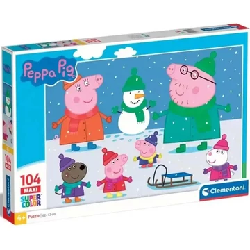Peppa malac 104db-os maxi supercolor puzzle - Clementoni