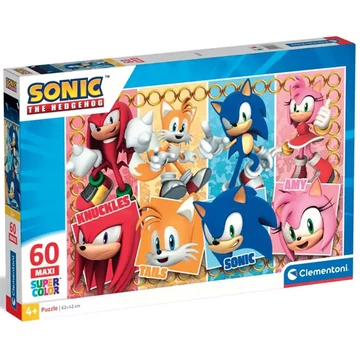 Sonic és barátai 60db-os maxi supercolor puzzle - Clementoni