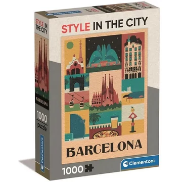 Style in the city Barcelona 1000db-os puzzle - Clementoni