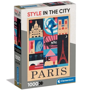 Style in the city Párizs 1000db-os puzzle - Clementoni