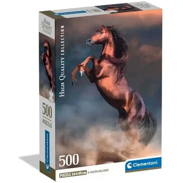 Vad vörös mén HQC 500 darabos puzzle - Clementoni