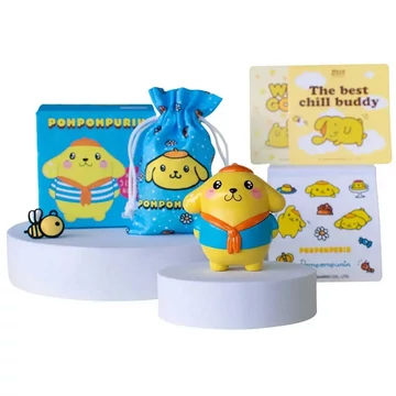 Hello Kitty: Pompompurin Figura Dobozban kiegészítőkkel 6cm