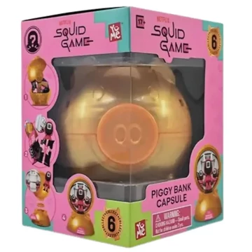 Squid Game malacpersely meglepetés kapszula 1db