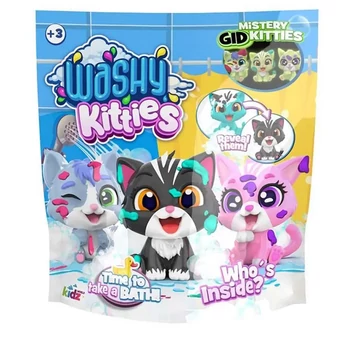 Washy Friends: Color Reveal Pancsoló cicusok meglepetés tasakban többféle 1db