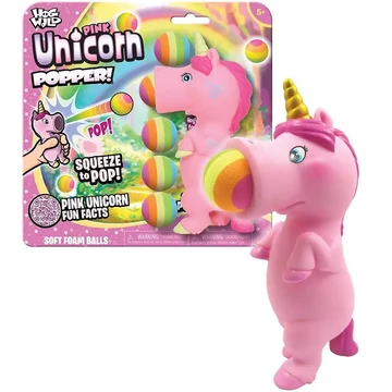 Zing: Popper rózsaszín unikornis kilövő labdákkal