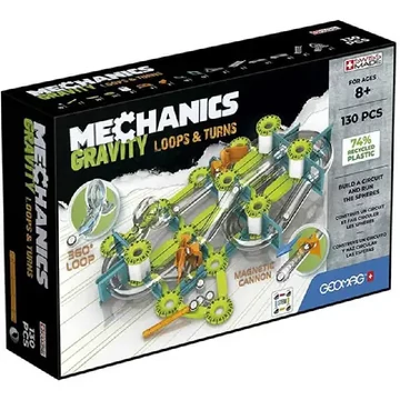 Geomag Mechanics Gravity loops mágneses építőjáték 130db-os
