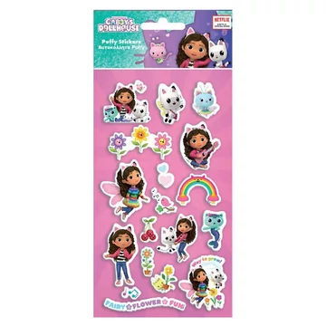 Luna: Gabi babaháza 3D pufi matrica szett 10x22cm-es íven