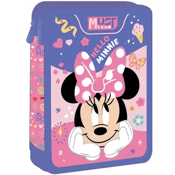 Luna: Minnie egér 2 szintes töltött tolltartó