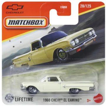 Matchbox: 1960 Chevy El Camino bézs kisautó 1/64 – Mattel