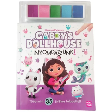 Móra: Gabi babaháza - Nyomdázzunk! foglalkoztató könyv