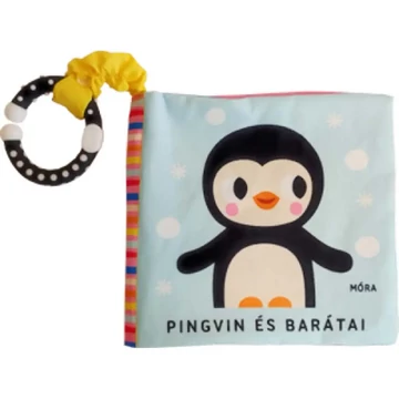 Móra: Pingvin és barátai zörgő textilkönyv rágókával