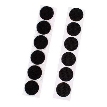 PlayBox: Fekete öntapadós tépőzár 20mm 12db-os szett