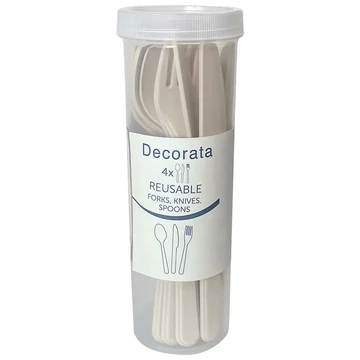 Decorata újrahasználható evőeszköz 12db-os szett