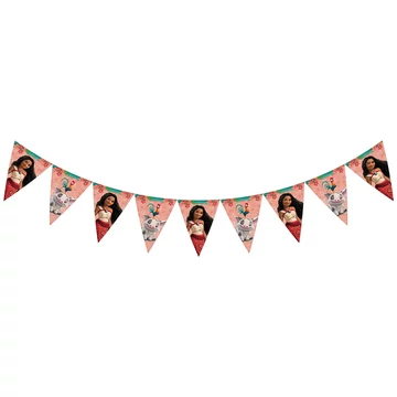 Disney Hercegnők Vaiana 2 party zászlófüzér