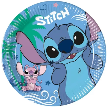 Disney Stitch papírtányér 8db-os szett 20cm