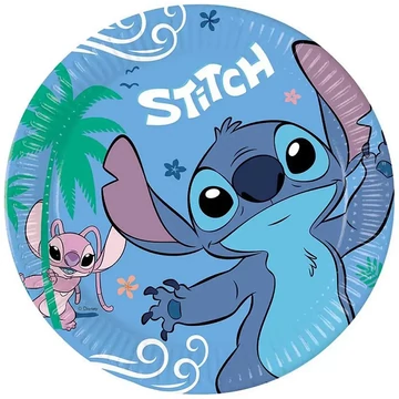 Disney Stitch papírtányér 8db-os szett 23cm