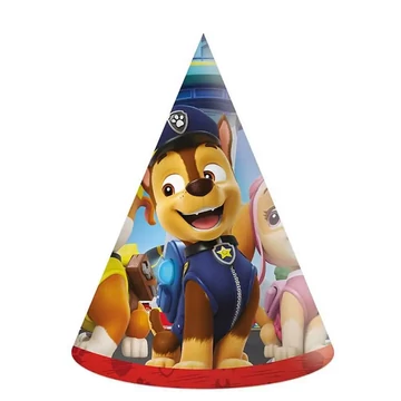 Mancs őrjárat mintás party kalap 6db-os szett