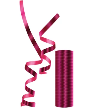 Szerpentin metál lila színben 18db