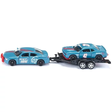 SIKU Dodge Charger + Dodge Challenger SRT Racing kisautó kétdarabos szett 1/55