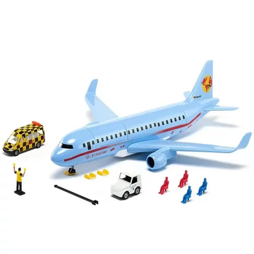 SIKU Kereskedelmi utasszállító repülőgép kiegészítőkkel 1/87