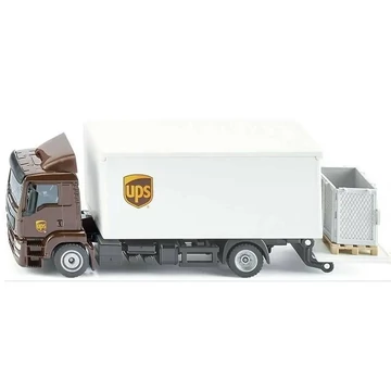 SIKU MAN LKW UPS teherautó hátsó emelővel 1/50