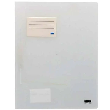 Spirit: Áttetsző lefűző mappa kártyatartóval A4