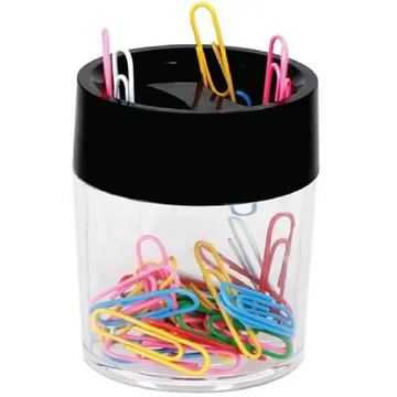 Spirit: Fekete műanyag gemkapocstartó