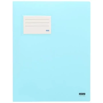 Spirit: Lefűző mappa kártyatartóval pasztell kék színben A4