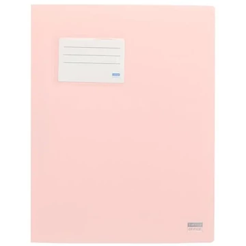 Spirit: Lefűző mappa kártyatartóval pasztell narancssárga színben A4