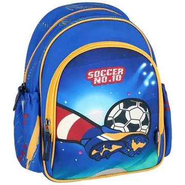 Spirit: Soccer NO.10 focis lekerekített iskolatáska, hátizsák 24x13x31cm