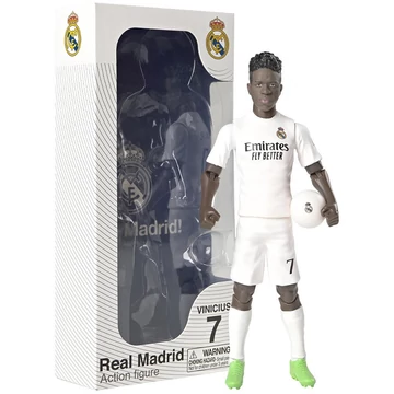 Focista akciófigura, 20 cm - Real Madrid, Vinicius 7-es mezben
