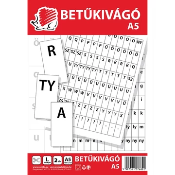 ICO: SÜNI betűkivágó A/5-ös méretben 2lap