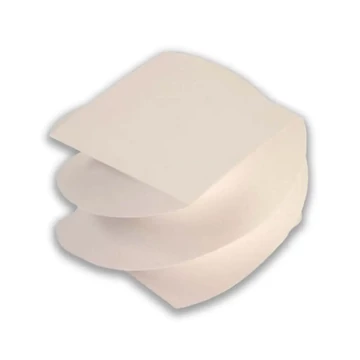 Fehér csavart jegyzettömb 8,5x8,5x6cm