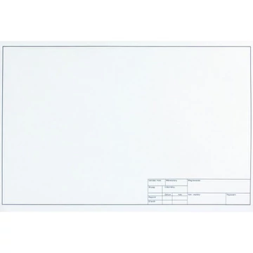 Keretezett műszaki rajzlap A/3 10db-os csomag