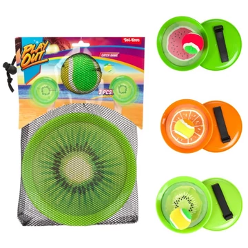 Play Out Gyümölcs mintás ügyességi elkapójáték több változatban 1db