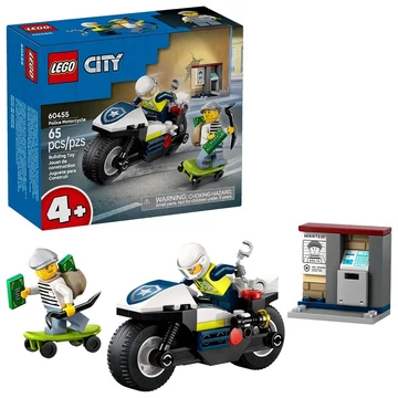 LEGO® City: Üldözés rendőrségi motorkerékpárral (60455)