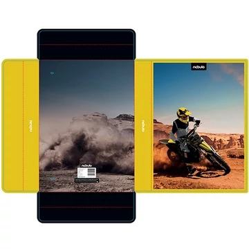 Nebulo: Hullámkarton füzetbox A/4-es méret Motocross