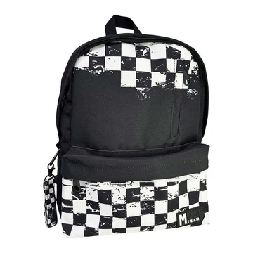 Luna: Must Team Chessboard lekerekített iskolatáska, hátizsák 32x17x42cm