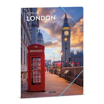 Ars Una: Cityscape of London gumis mappa A/4