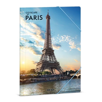 Ars Una: Cityscape of Párizs gumis mappa A/4