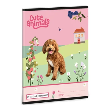Ars Una: Cute Animals - Doggie kockás füzet A/5 27-32