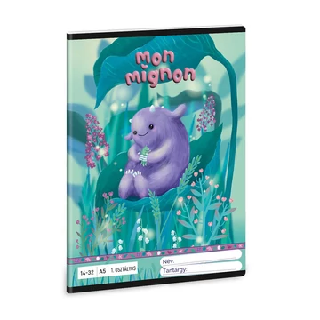 Ars Una: Mon Mignon A/5 1.osztályos vonalas füzet 14-32