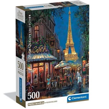 Éjszaka az Eiffel toronynál HQC 500db-os compact puzzle - Clementoni