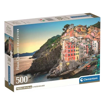 Riomaggiore partvidéke HQC 500db-os compact puzzle - Clementoni