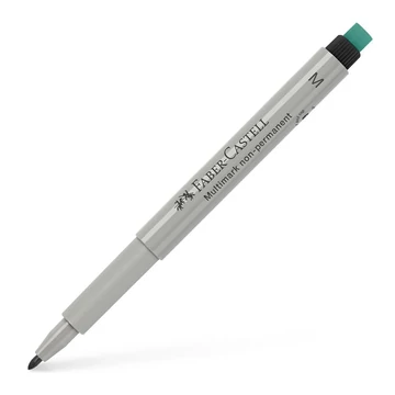 Faber-Castell: Multimark fekete fóliafilc M kerekített heggyel