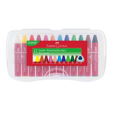 Faber-Castell: Triangular Jumbo zsírkréta 12db-os szett